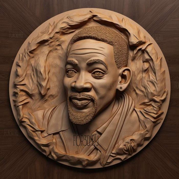 Will Smith 1 stl model for CNC